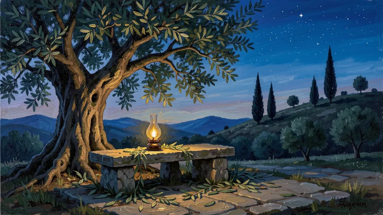 Painted cover image of Resting in Grace.